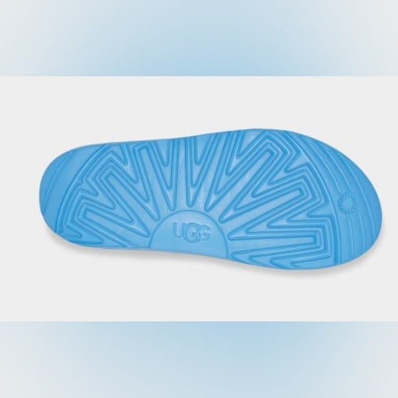 Uggs Men's Wilcox Blue Slip-on Slide Sandals Size 12 - Picture 6 of 6